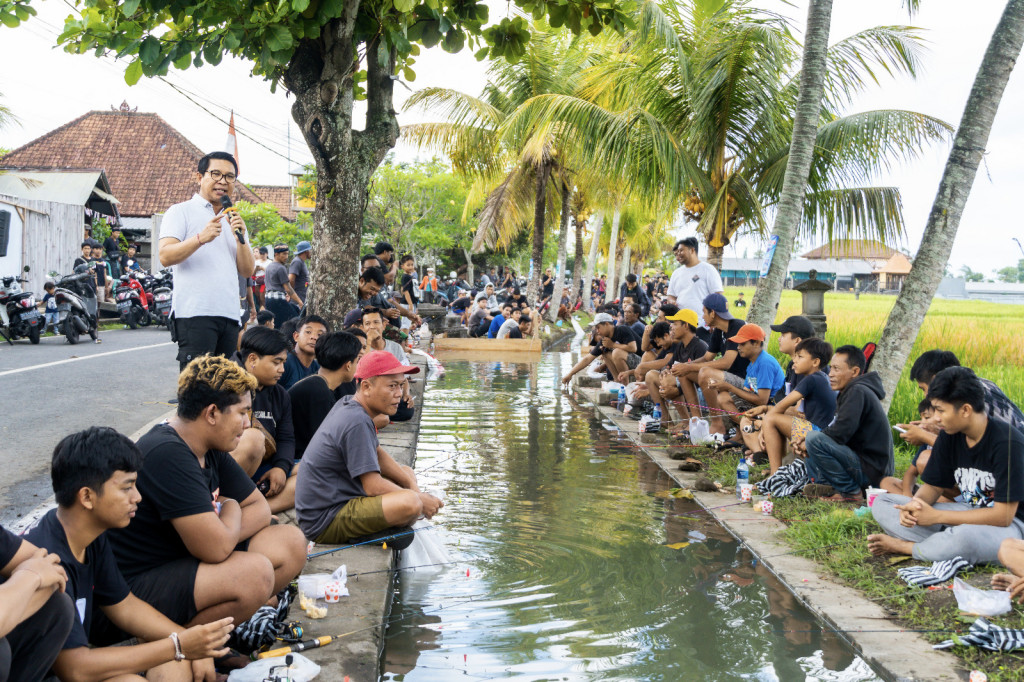 Sekda Badung Buka Lomba Mancing Air Deras